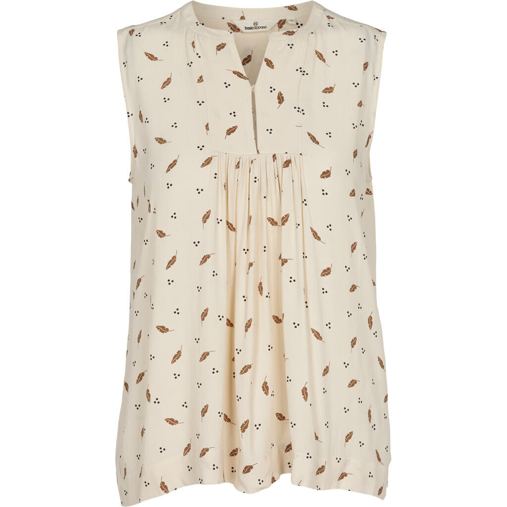BASIC APPAREL - NEDEL TOP - BIRCH - By 