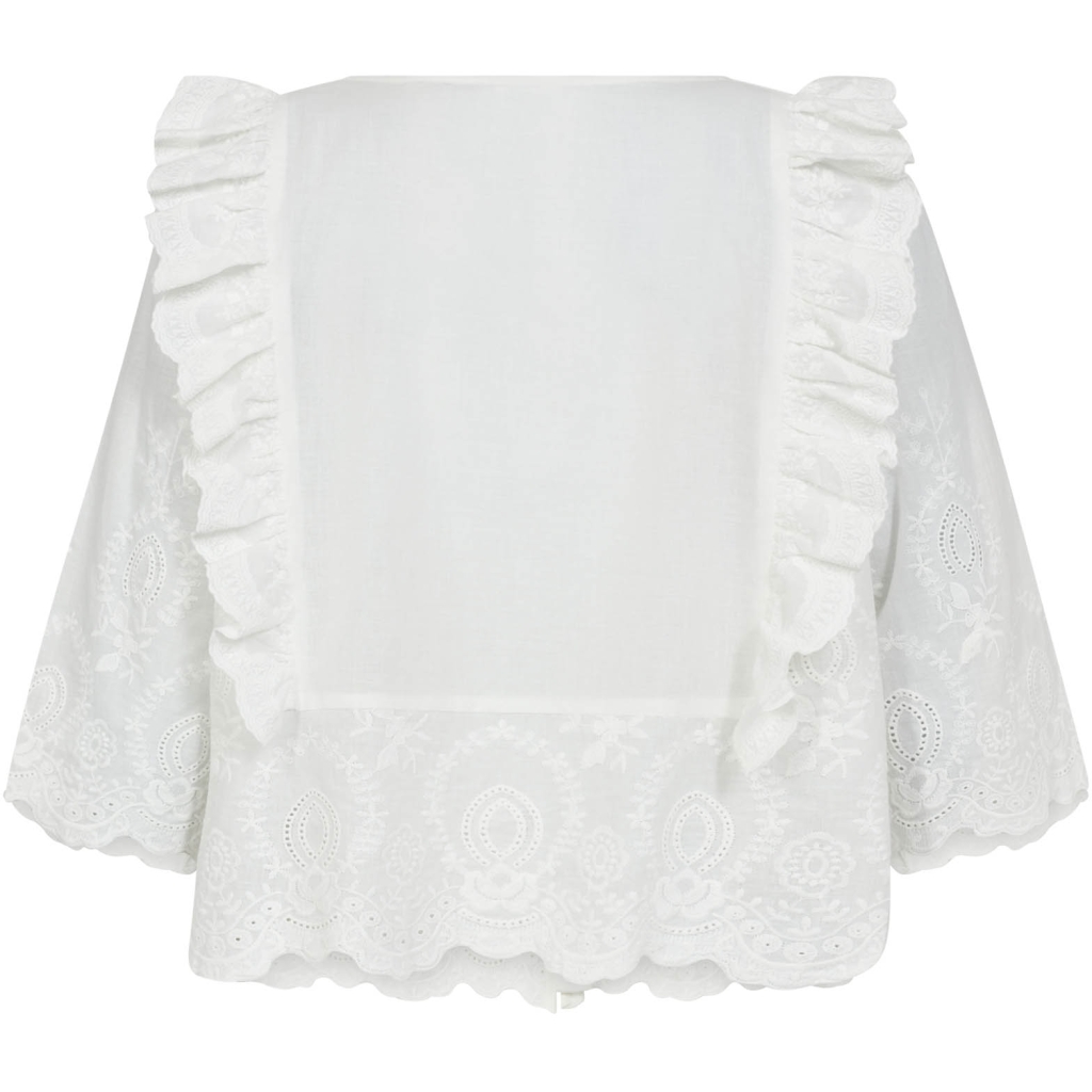 GOSSIA - ALINEGO SHIRT BLOUSE - OFF WHITE BAG