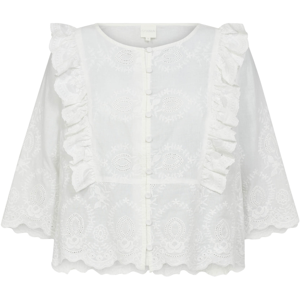 GOSSIA - ALINEGO SHIRT BLOUSE - OFF WHITE