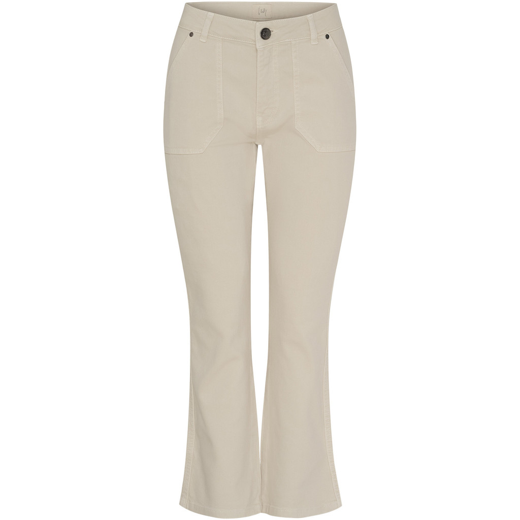 ISAY - COMO TWILL FLARE PANT - sand