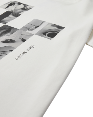 copenhagen muse - oversize tshirt w front print 206012 - jet stream close