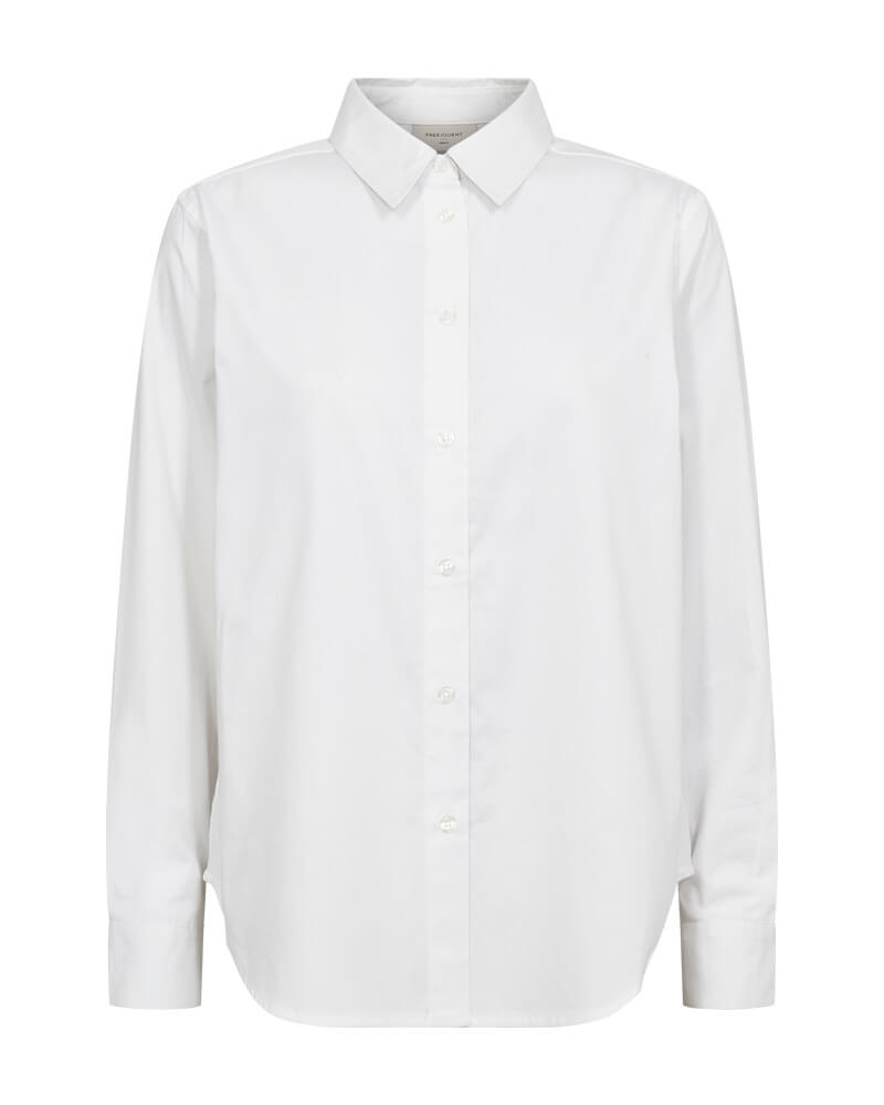 FREEQUENT - FQOXFORD SHIRT - OFF WHITE