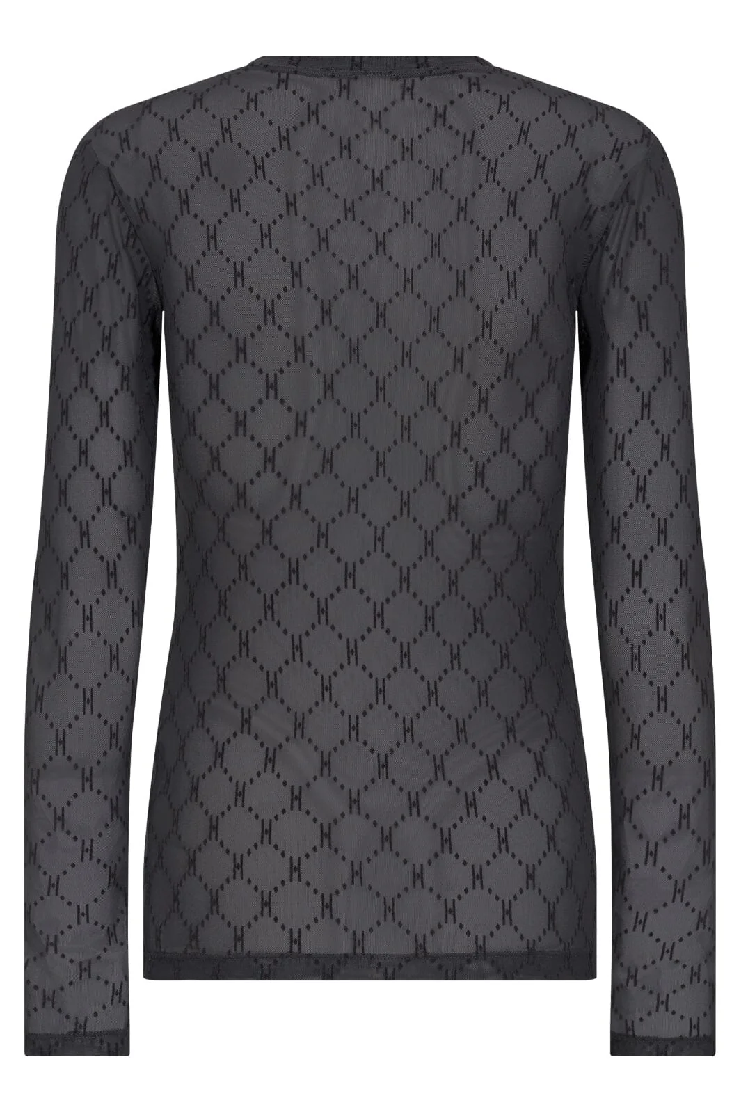 HYPE THE DETAIL - MESH BLOUSE - 8 GREY BAG