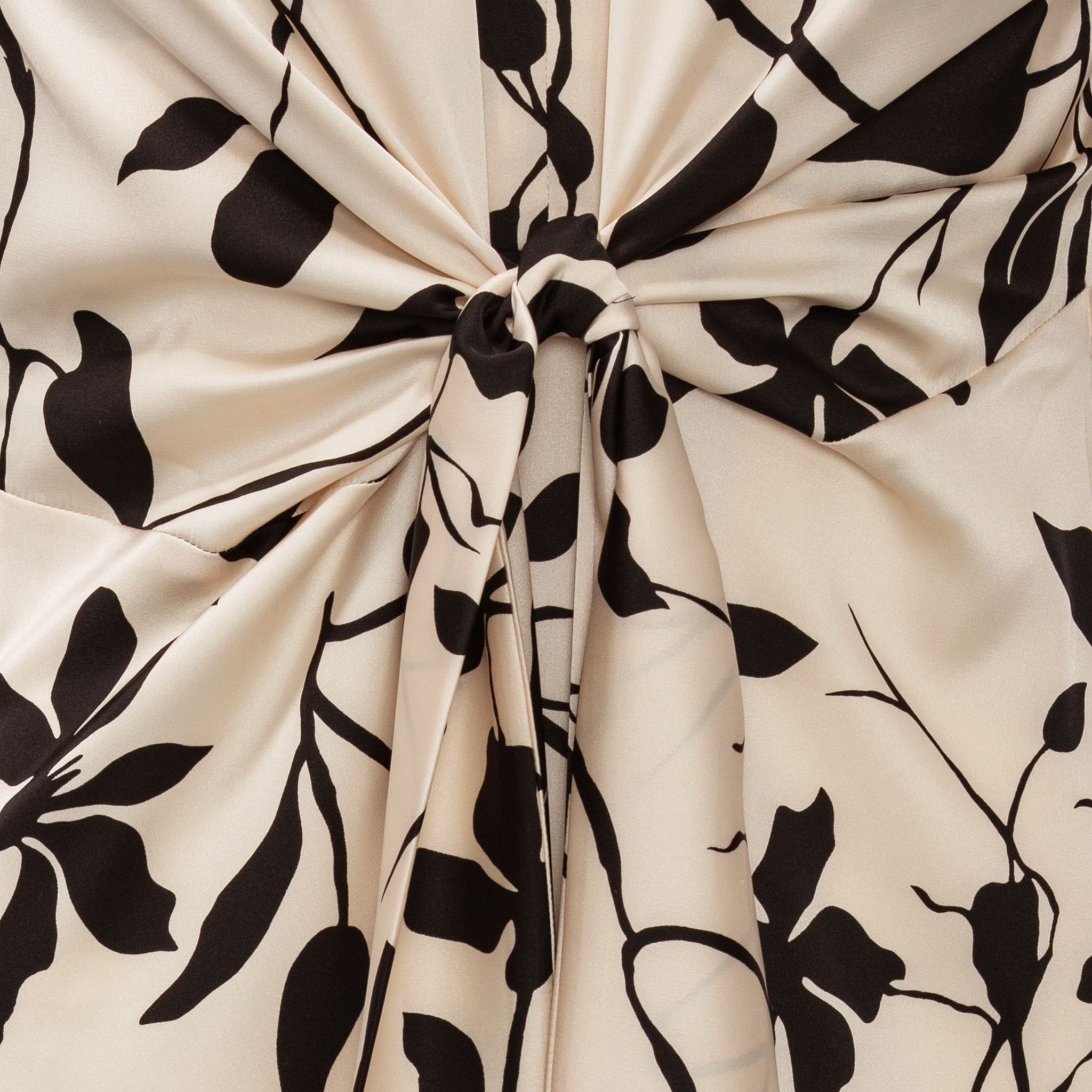KARMAMIA - FAYE DRESS - MONO FLORAL CLOSE
