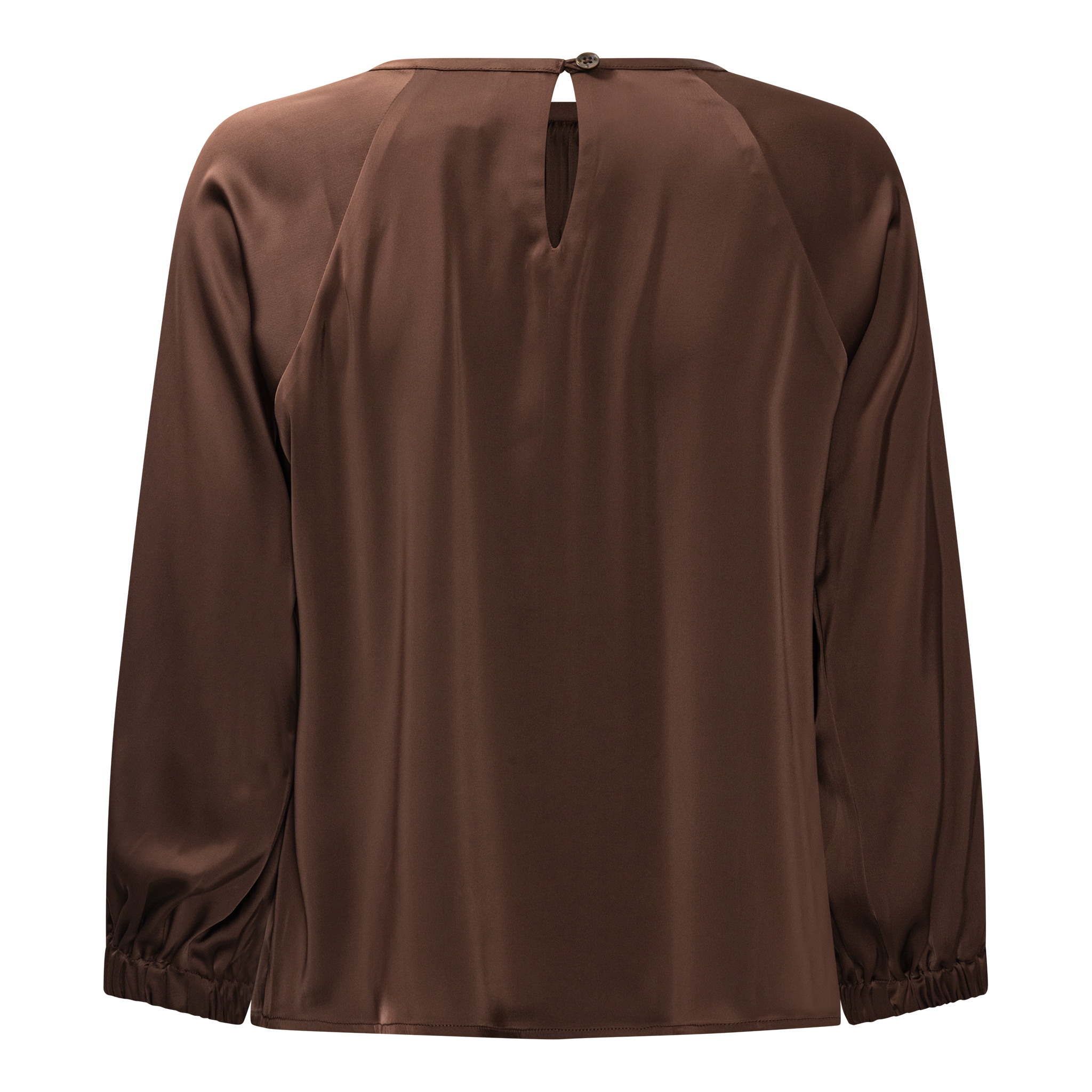 KARMAMIA - RACHEL BLOUSE - SEMI RICH BROWN BAG