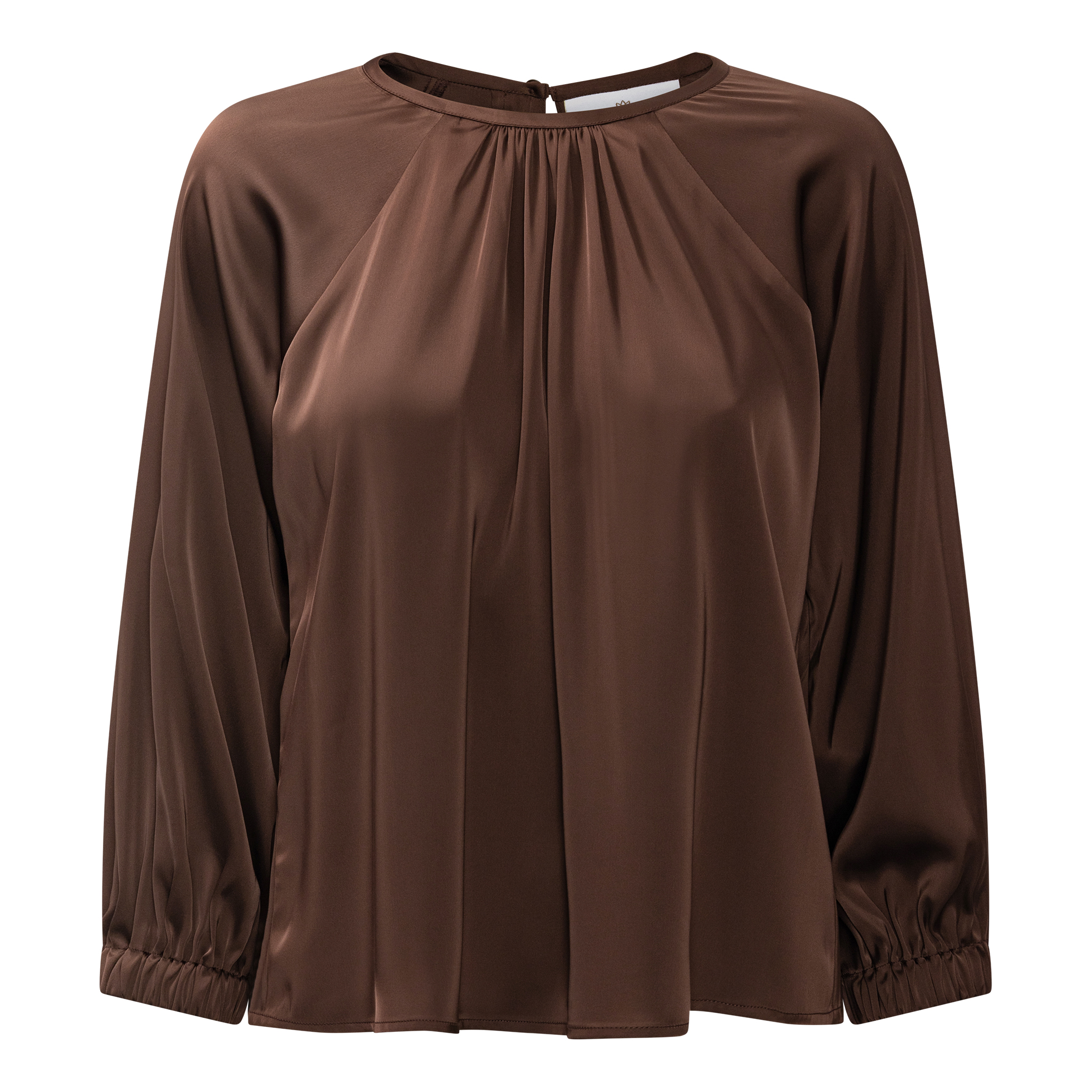 KARMAMIA - RACHEL BLOUSE - SEMI RICH BROWN