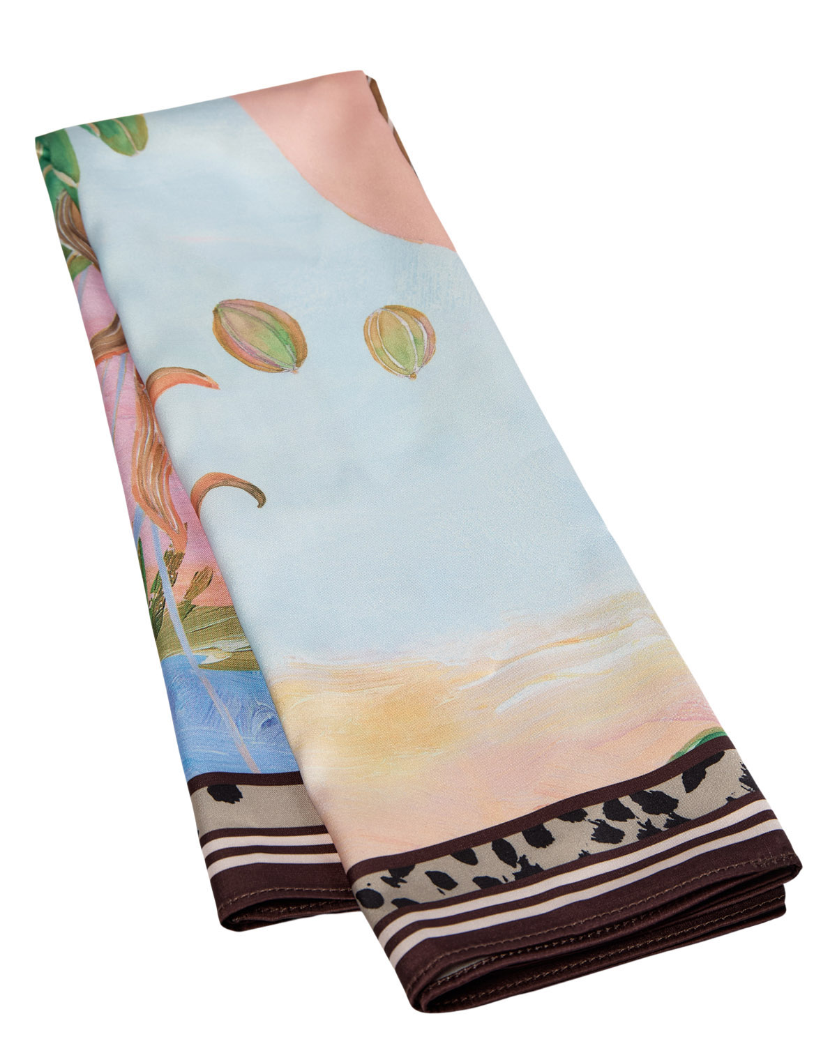 NÜMPH - NUKAYLA SATIN SCARF - AIRY BLUE