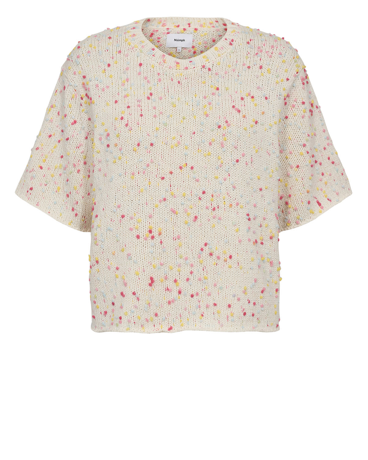 NÜMPH - NUNEPSA SS PULLOVER - PRISTINE